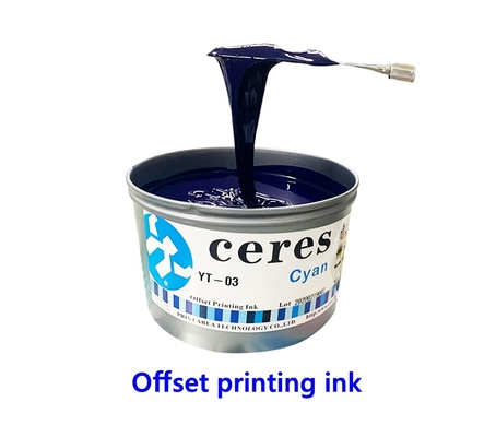 Hochglanz-Ceres schnelle trocknende Offsetdruck-Tinte CMYK lösliche basierte Druckfarben