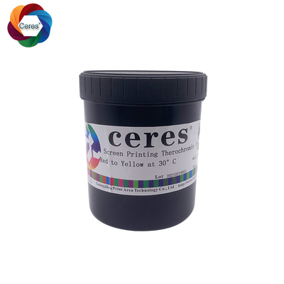 Die 30 Grad-temperaturempfindliche Tinte Ceres umschaltbare Siebdruckfarbe