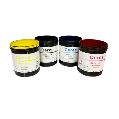UV-Flexo-Tinte für Maschinen-Aufkleber-Etikettendruck Flexo schmalen