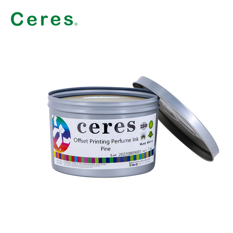 Ceres Offset-Druck Parfüm Tinten Kiefer Geschmack Durchsichtige Farbe