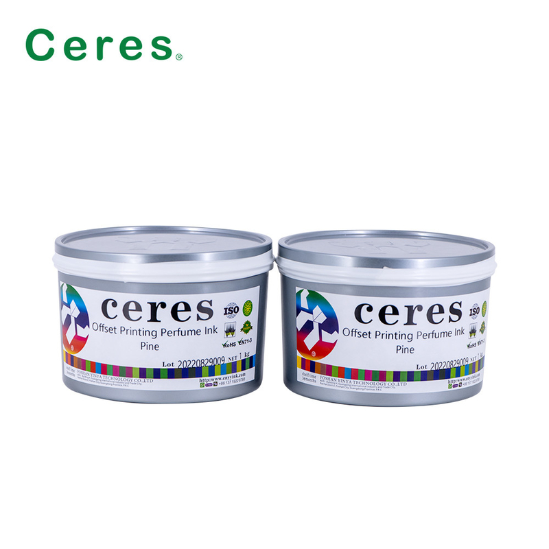 Ceres Offset-Druck Parfüm Tinten Kiefer Geschmack Durchsichtige Farbe