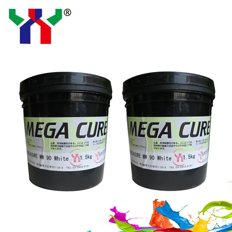 Offset-Weißfarbenfarbe 1 kg Dose UV-Härtung Druckfarbe Msds NW90 Schnelltrocknung