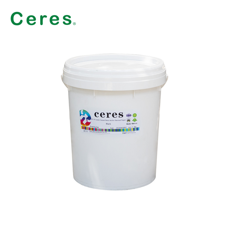 Hohe Farbdichte wasserbasierte Fleox-Tinte 20 Kilogramm/Fass für Thermopapier