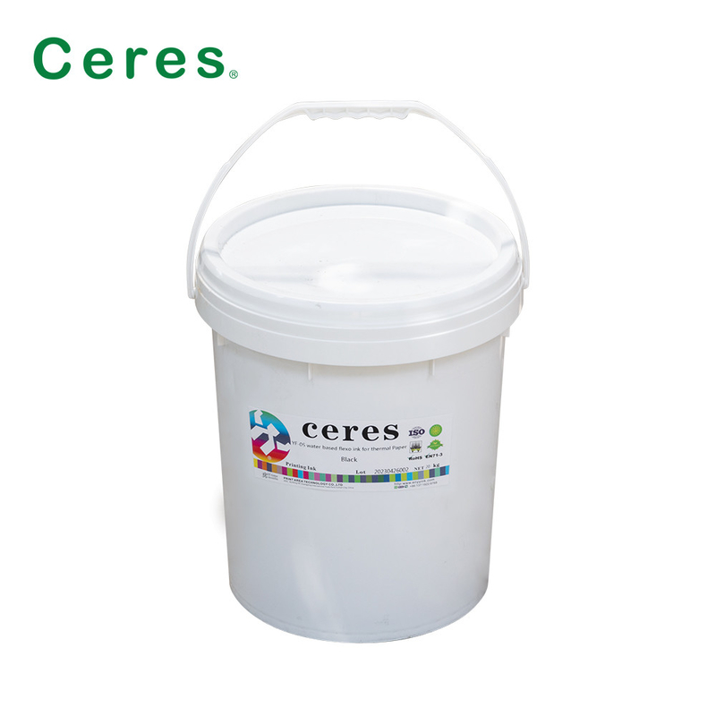 Hohe Farbdichte wasserbasierte Fleox-Tinte 20 Kilogramm/Fass für Thermopapier