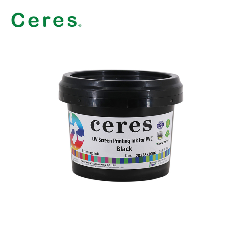 CMYK-UVsiebdruckfarbe für Plastikglas-pp.-PET-HAUSTIER-LDPE-HDPE
