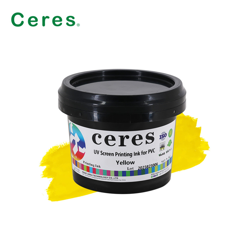 CMYK-UVsiebdruckfarbe für Plastikglas-pp.-PET-HAUSTIER-LDPE-HDPE