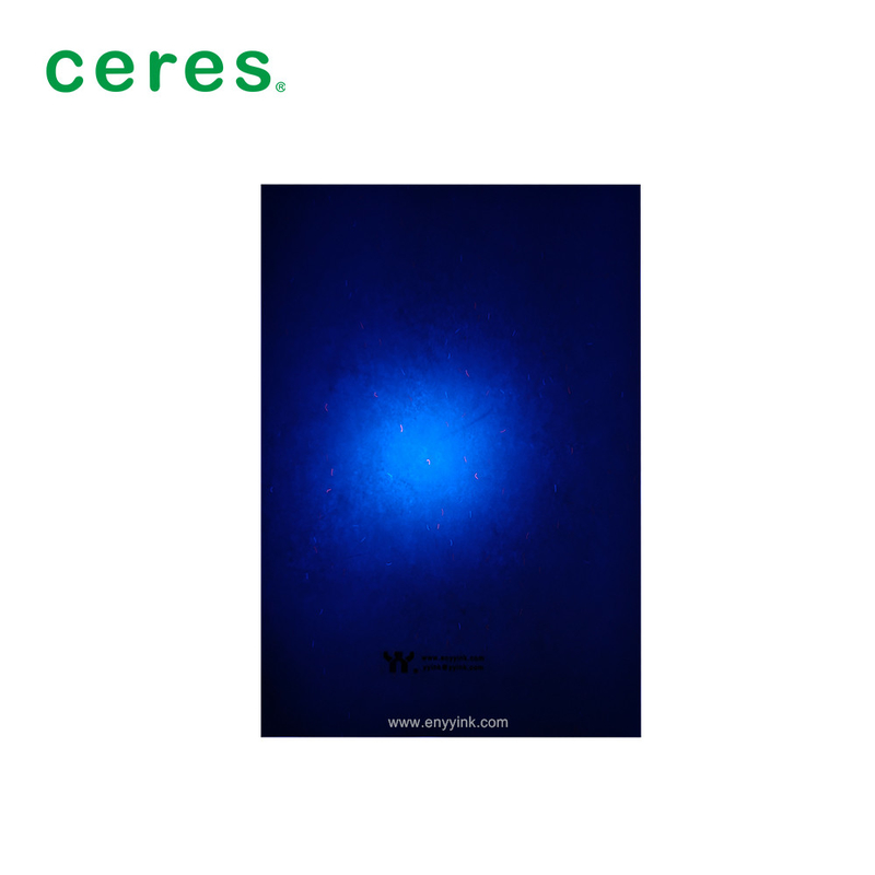 A4 Sicherheitspapier aus UV-Fasern Sichtbare rote und unsichtbare blaue Fasern mit einer Länge von 3 mm