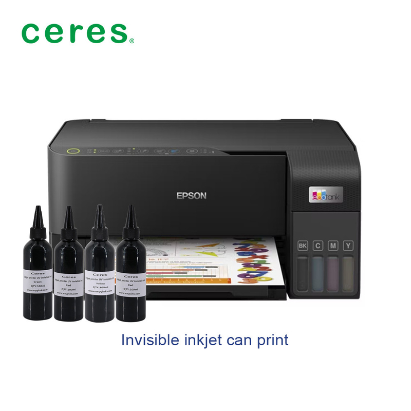 CMYK-Farb-Tintenstrahldrucker für UV-unsichtbare Tinte