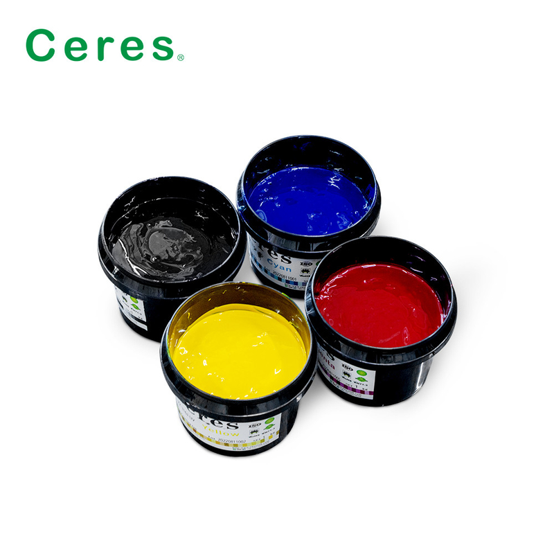 CMYK Pantone Farbe LED UV Offset Tinte Bankkarte Kunststoffetiketten Druck