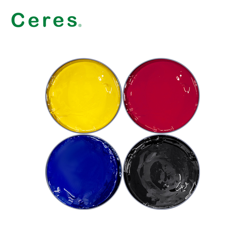 Ceres YT-06 Lösungsmittelbasierte Offsetdruckfarbe für Melamin mit 1 kg/CAN-Packung und Qualität A+