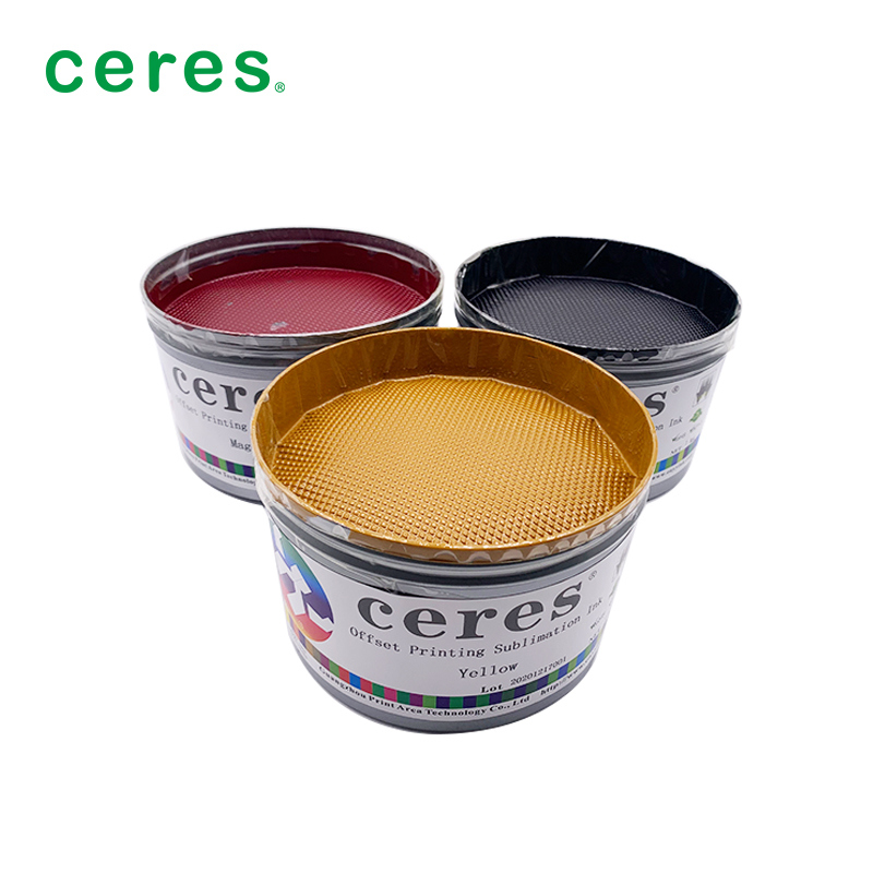 Magenta Sublimationsdruckfarbe für den Offsetdruck mit geringen Farbunterschieden, guter Reproduzierbarkeit und Eignung für 4-Farben-Maschinen