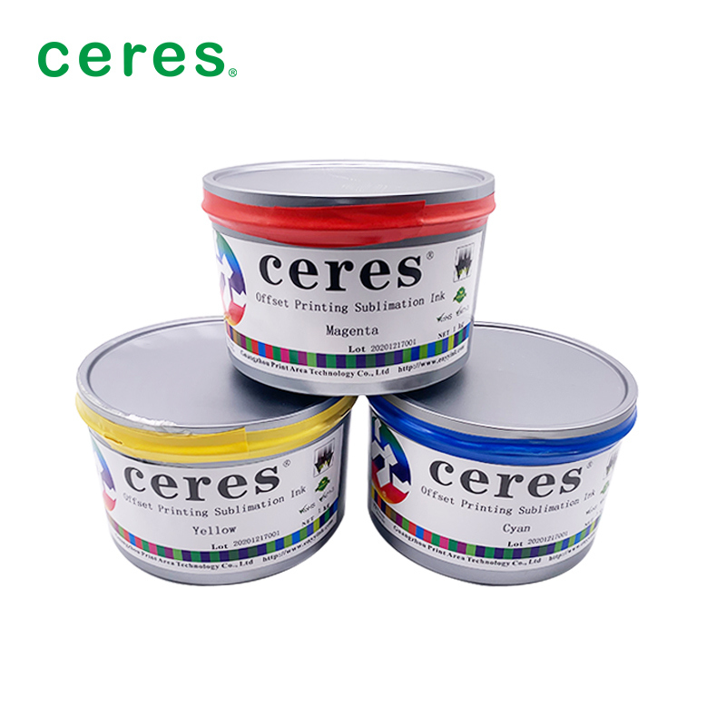 Magenta Sublimationsdruckfarbe für den Offsetdruck mit geringen Farbunterschieden, guter Reproduzierbarkeit und Eignung für 4-Farben-Maschinen