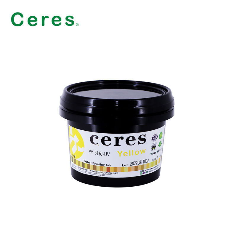 EN71-3 Zertifizierte UV-Offset-Tinte der Klasse A+ mit einer Gültigkeitsdauer von 1 Jahr für hochwertigen CMYK-Druck