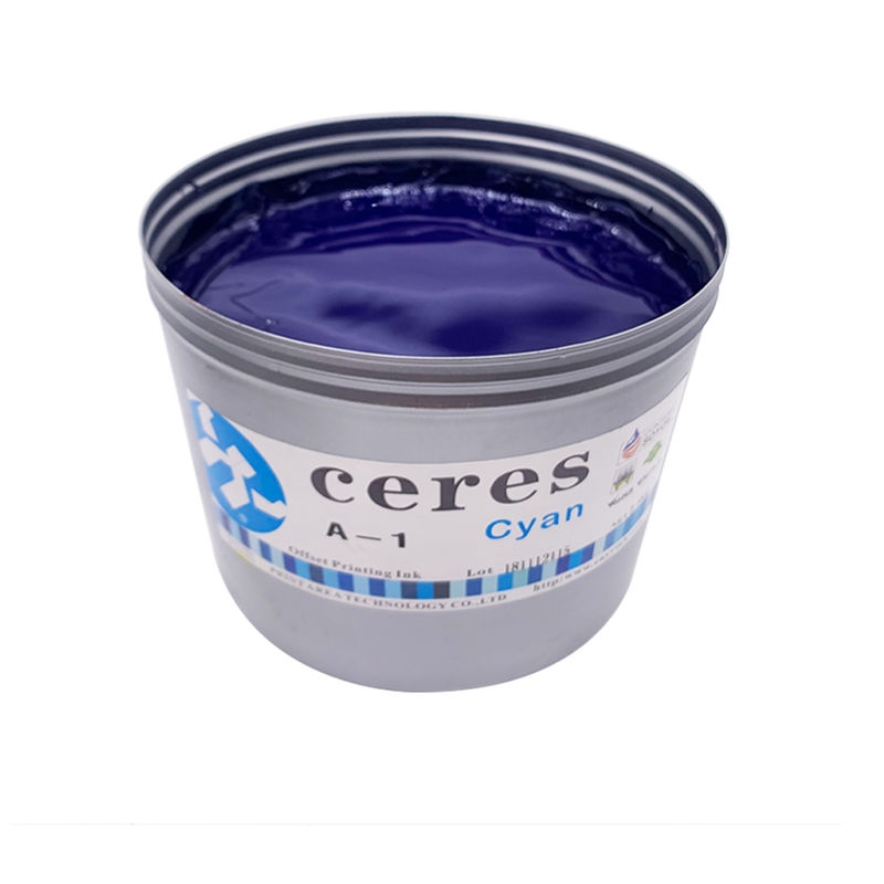 Soja Offset-Druckfarbe mit hohem Glanz und hoher Farbdichte mit einer Garantie von 24 Monaten für jedes Papier