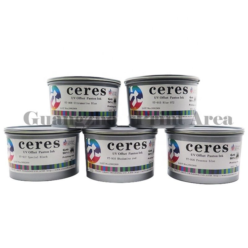 YT-910 UV Offset Tinte mit 24-Monats-Garantie 100% sicher und getestet für den Paketdruck