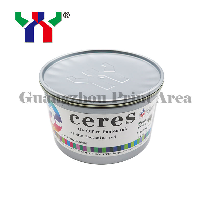 YT-910 UV Offset Tinte mit 24-Monats-Garantie 100% sicher und getestet für den Paketdruck