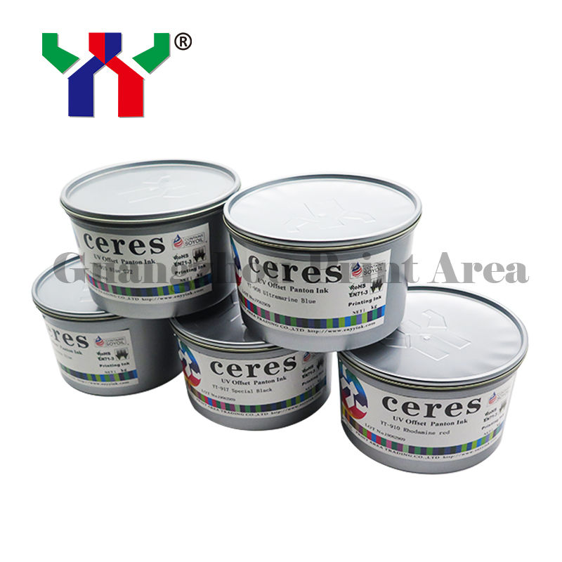 YT-910 UV Offset Tinte mit 24-Monats-Garantie 100% sicher und getestet für den Paketdruck