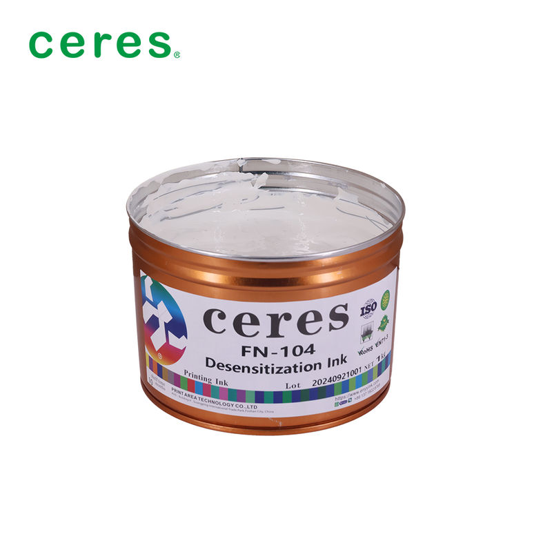 Weiße lösemittelbasierte Offsetdruckfarbe für Expressrechnungen in 1kg/Dose Verpackung