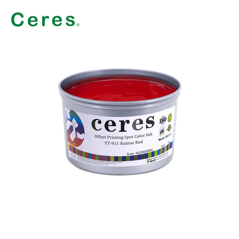 Pantone Spot Color Offset-Druckfarbe auf Lösungsmittelbasis mit hoher Opacität für den Verpackungsdruck