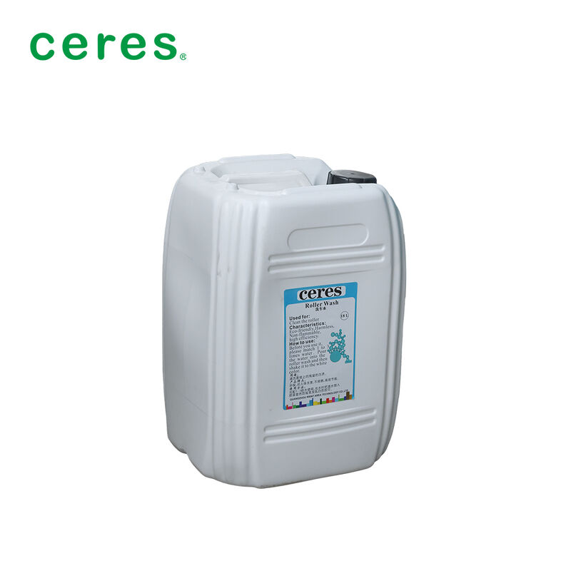 Water based Roller Wash for strong fast cleaning of rubber blankets and rollers with environmentally friendly formula