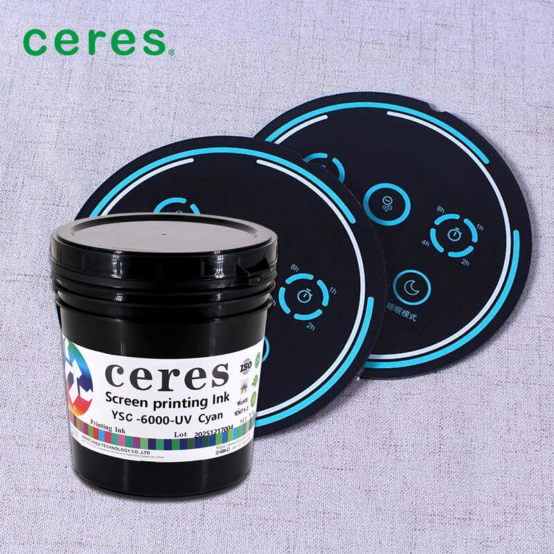 High Opacity UV Screen Printing Ink with High Flexibility and Fast Drying for Touchscreen Films