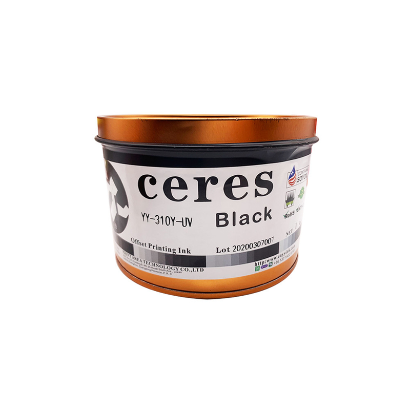 1 kg UV Offset Druckfarbe CMYK Reflex Blaue Flecken Farbe Farbe auf Lösungsmittelbasis