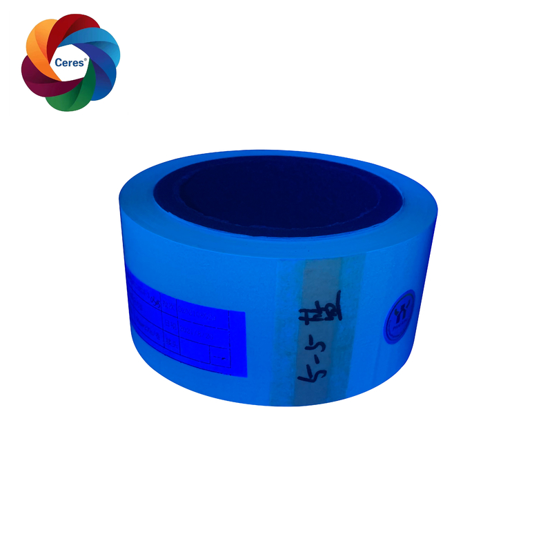 PET 27 Mic Warmstempelfilm UV Unsichtbare Tinte Blaue Bopp-Papierlaminierungsfilm