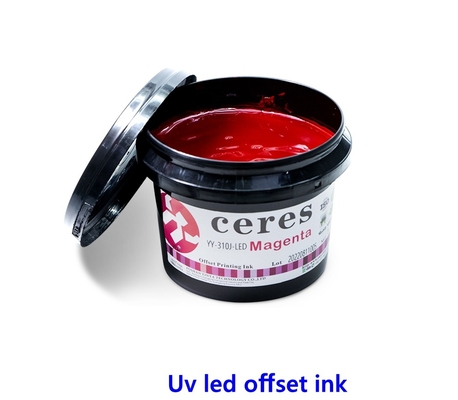 MSDS UV Offset Tinte Ceres 1 kg Kanzle auf Lösungsmittelbasis Tinte YY-213 Schnelltrocknen