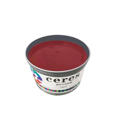 Schnelltrocknende YT-905 Warmrot Pantone Sonderfarb-Offsetdruckfarbe mit hoher Deckkraft